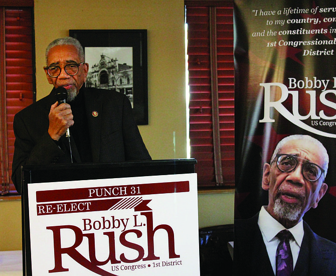 U.S. Rep. Bobby Rush (D-1st) has proposed legislation that would require deferred mortgage payments to be repaid at the end of the loan term rather than the deferral period, and would also provide assistance to renters behind on payments. Photo credit: Wendell Hutson
