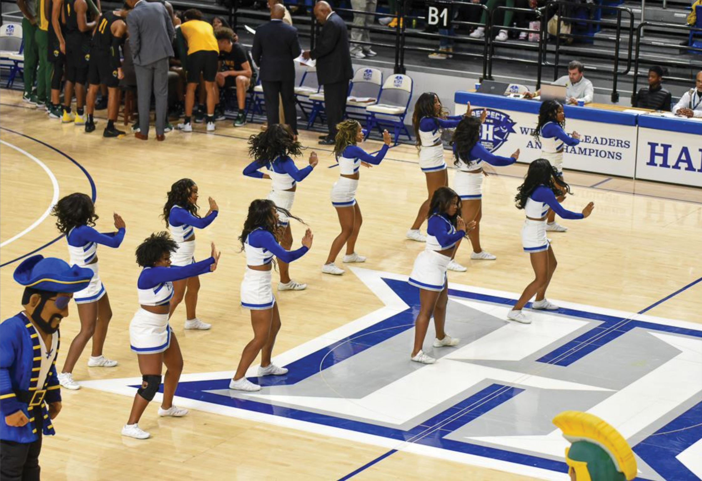 Hampton's Blue Thunder cheerleading squad turns to online tryouts