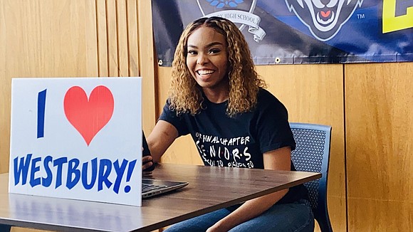 Westbury High School graduating seniors learned during a video call with Michelle Obama that they are one of only 20 …