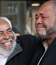 (photo of wrongfully convicted brothers Wiley Bridgeman and Kwame Ajamu via moguldom.com)