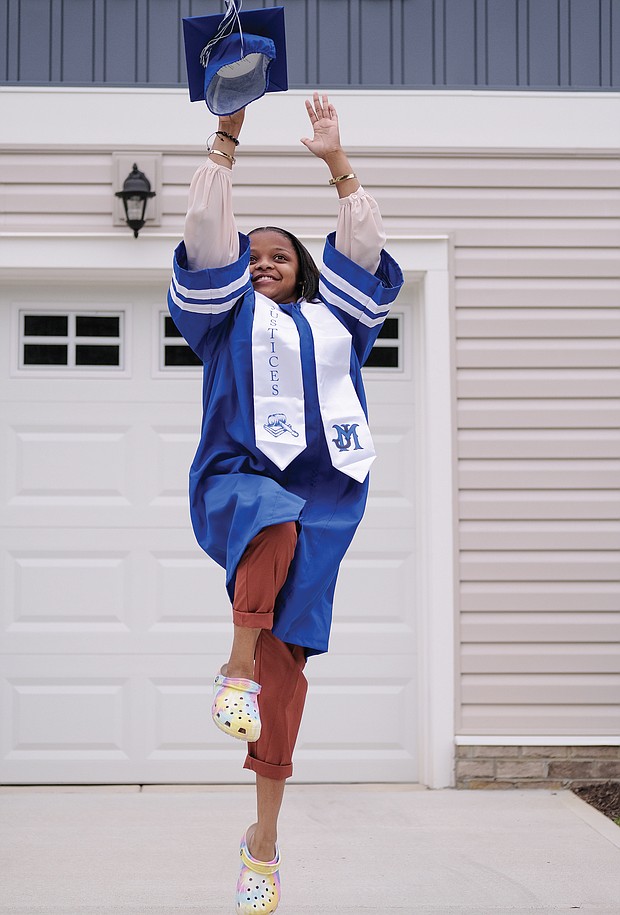 AUDRYA JIGGETTS, John Marshall High School, 4.2333 GPA. Attending Old Dominion University in Norfolk in the fall, where she wants to major in sports communication/ journalism. Daughter of Lakeisha Jones-Jiggetts and Derwin Jiggetts. She credits her parents for getting her where she is today. “I’ve worked on managing my time wisely and finding myself as an individual,” she said, when asked how life has changed during the pandemic. “I have gained so many opportunities to display a message to the Class of 2020 since I’m speaking at the virtual graduation.”