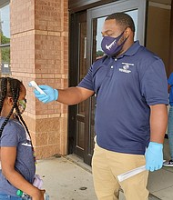 Boys & Girls Clubs of Greater Houston will begin a phased summer reopening starting this week. The Clubs will have a different feel with social distancing, temperature checks and other safety protocols in place. Pictured is Darion Bevel, BGCGH staff member. Photo by Andres Garcia.