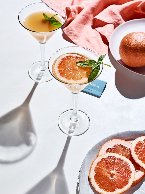 Tommy Bahama Grapefruit Basil Martini