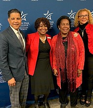 Houston Style Magazine Publisher Francis Page, Jr., S.A.F.E. Diversities Founder Thelma "MiMi" Scott, Congresswoman Sheila Jackson Lee, and Director of Diversity Strategies for Macy’s Kristyn Page