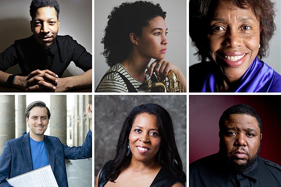 Co-Commissioned Composers are Valerie Coleman, Juan Pablo Contreras, Tania León, Brian Raphael Nabors, Tyshawn Sorey, and Shelley Washington