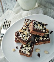 No Bake Salted Caramel Bars