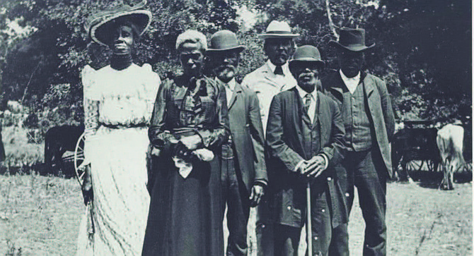 An early celebration of Emancipation Day (Juneteenth) in 1900
