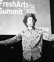 In response to COVID-19, virtual programming hosted on Facebook, Instagram and other platforms convenes artists in conversation and offers resources for local artists and arts organizations. (Photo of Corey Greene, SonKiss’d Dance)