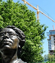 Legendary Henrico County educator Virginia Randolph made a difference during a career that spanned more than 50 years starting in the late 1890s and touched the lives of countless students and teachers alike. Today, her likeness stands with other Virginia women celebrated in “Voices from the Garden: The Virginia Women’s Monument” in Capitol Square. A new General Assembly building is going up behind her. Ms. Randolph is credited with upgrading education for black children in then-segregated public schools in Henrico County and influencing the teaching of black children across the South and in Africa with the Henrico Plan she wrote. In 1892, Ms. Randolph opened the Mountain Road School and went on to become the first Jeanes teacher in the United States, working to upgrade vocational training programs for black students at 23 schools. She started the first in-service training for black teachers and pushed hands-on training and community self-help programs. She also launched the first school-based Arbor Day program in Virginia and was influential in serving on state commissions on industrial education and public health. Her legacy lives on through the Southern Education Foundation, in the Henrico school that is named for her and in the Virginia Randolph Foundation that awards scholarships to high school students in the county.