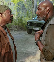 Clarke Peters and Delroy Lindo confront memories in the jungle of Vietnam.