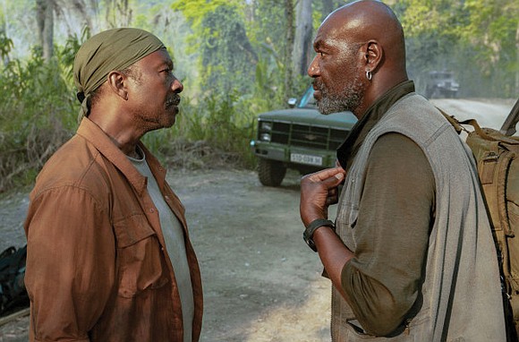 In the jungle of Spike Lee’s sprawling and anguished “Da 5 Bloods,” Delroy Lindo’s titanic performance as a Vietnam veteran ...