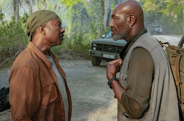 Clarke Peters and Delroy Lindo confront memories in the jungle of Vietnam.