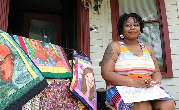 Artist Unicia R. Buster’s quilt art has been seen for years around Richmond and elsewhere.