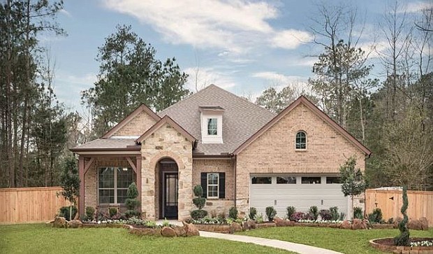 The Jensen model home is now open for tours in The Woodlands Hills.