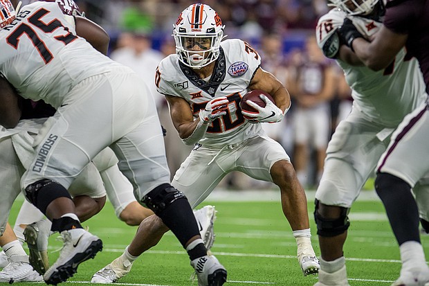 Oklahoma State Cowboys running back Chuba Hubbard