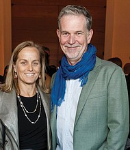 Patty Quillin and Reed Hastings