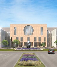 Construction crews broke ground on the new building on June 15 and expect ompleted in 2022.