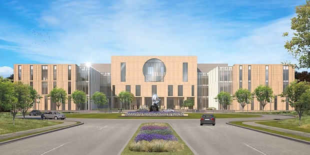 Construction crews broke ground on the new building on June 15 and expect ompleted in 2022.