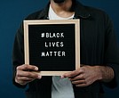 Black Lives Matter sign