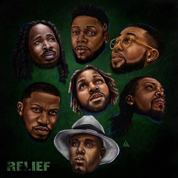 "RELIEF" by RHYAN LAMARR featuring Canon, John Givez, nobigdyl., Kris Noel, Byron Juane and Jack Red