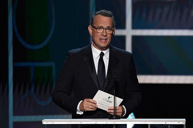 Tom Hanks is urging people to do their part in preventing the coronavirus from spreading even further./Credit:	Kevork Djansezian/Getty Images