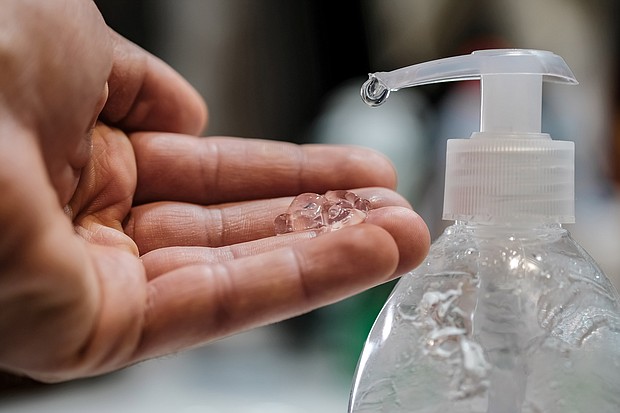 The FDA added more than two dozen new hand sanitizers to its list of toxic products that contain high levels of wood alcohol, which can be fatal if ingested./Credit:	Shutterstock