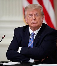 President Donald Trump has been granted a second 45-day extension to submit his annual financial disclosure form, a White House official told CNN./Credit:	Alex Brandon/AP