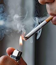 In the 18-to-25 age group, 32% of the total study population were medically vulnerable for severe Covid-19, and smoking was a large factor, researchers found./Credit:	Shutterstock