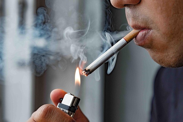 In the 18-to-25 age group, 32% of the total study population were medically vulnerable for severe Covid-19, and smoking was a large factor, researchers found./Credit:	Shutterstock