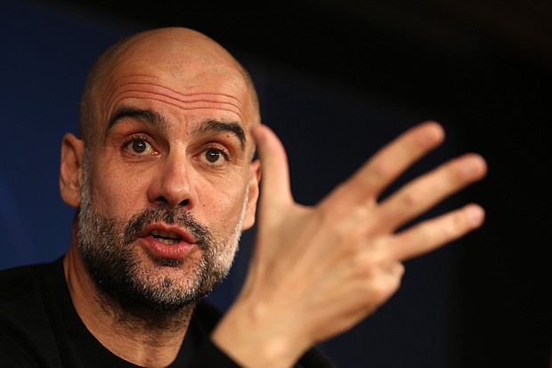 Pep Guardiola is yet to win the Champions League with Man City./Credit:	Angel Martinez/Getty Images Europe/Getty Images