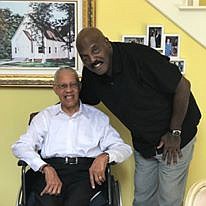 Earl Lewis Thomas with Pastor William A. Lawson