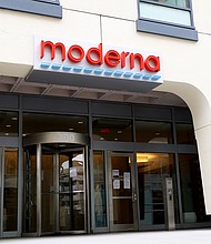 A Covid-19 vaccine developed by the biotechnology company Moderna has been found to induce immune responses in all of the volunteers who received it in a Phase 1 study. The image shows Moderna headquarters on May 08, 2020 in Cambridge, Massachusetts.