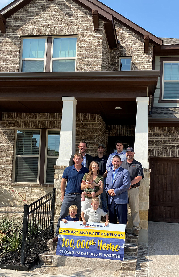 David Weekley Homes Celebrates 100,000 Closing | Houston ...