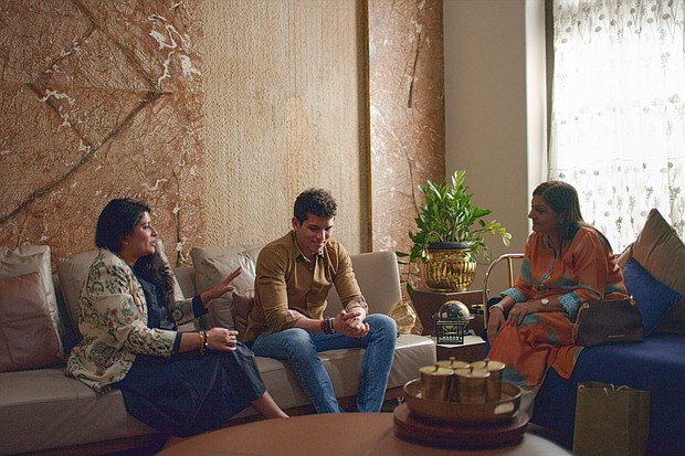 A scene from the Netflix series "Indian Matchmaking./Credit: Netflix/Courtesy of Netflix
