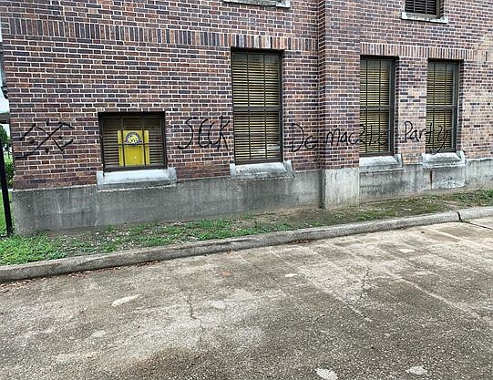 The Buffalo Soldiers seeking answers in the wake of the defacing of the building that houses the national museum.