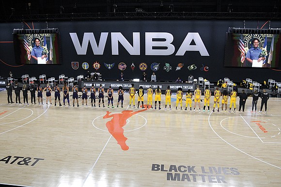 WNBA players opened their season last weekend wearing uniforms featur- ing Breonna Taylor’s name to honor the 26-year-old emergency medical ...