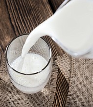 Whatever the reason, more and more Americans appear to be turning to cow's milk during the pandemic./Credit:	Handmade Pictures/Shutterstock
