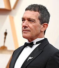 Spaniard actor Antonio Banderas arrives for the 92nd Oscars at the Dolby Theatre in Hollywood, California on February 9, 2020./Credit:	Robyn Beck/AFP/Getty Images