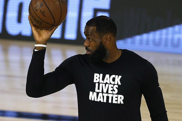 NBA star LeBron James says the league won't miss Donald Trump's viewership after the US President criticized players for kneeling during the national anthem./Credit:	Kevin C. Cox/Getty Images