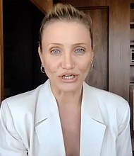 Cameron Diaz appeared on Gwyneth Paltrow's "In goop Health: The Sessions" series, discussing her wine business, how her mentality changed as she got older and the impact her career had on her well-being and relationships ./Credit:	In Goop Health/Youtube