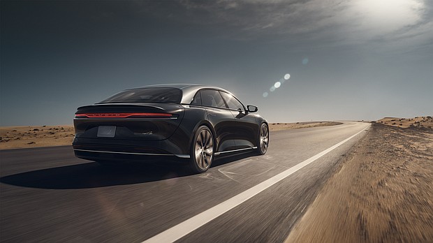 Lucid, an electric vehicle company headed by former Tesla engineer Peter Rawlinson, has announced that its upcoming Lucid Air car is expected to get an EPA-rated range of at least 517 miles./Credit:	Lucid