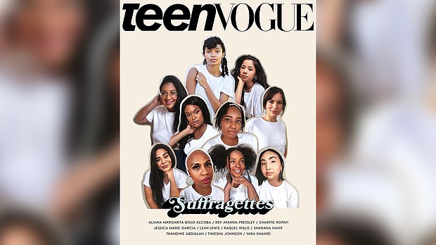 Teen Vogue is joining the ranks of other news organizations by dedicating resources to covering voting rights ahead of the November elections./Credit:	Collage from photos by Kai Byrd & Tory Rust for Teen Vogue