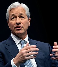 JPMorgan Chase & Co. CEO Jamie Dimon speaks during the Business Roundtable CEO Innovation Summit in Washington, DC on December 6, 2018./Credit:	Jim Watson/AFP/Getty Images
