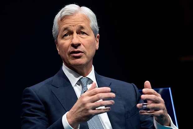 JPMorgan Chase & Co. CEO Jamie Dimon speaks during the Business Roundtable CEO Innovation Summit in Washington, DC on December 6, 2018./Credit:	Jim Watson/AFP/Getty Images