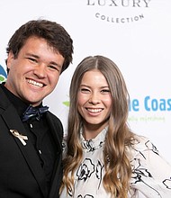 Bindi Irwin announced that she and husband Chandler Powell are expecting their first child together./Credit:	John Wolfsohn/Getty Images