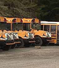 The buses are still big and yellow at Pocono Transportation in Covington Township, but the rides this year will be unlike any others./Credit:	WNEP