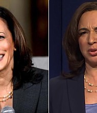 Maya Rudolph's former "Saturday Night Live" boss Lorne Michaels was one of many friends who texted her as soon as Joe Biden announced Kamala Harris would be his running mate./Credit:	Getty Images/ SNL