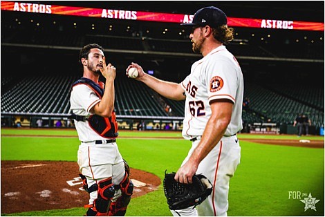 Blake Taylor gets his first career save on his 25th birthday/ Photo Credit-Houston Astros