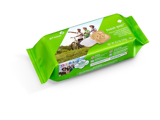 French toast is no longer just for the breakfast table. Starting in 2021, it can pair just as well with wine as a dessert -- thanks to a new Girl Scouts cookie flavor./Credit:	Girl Scouts of the USA