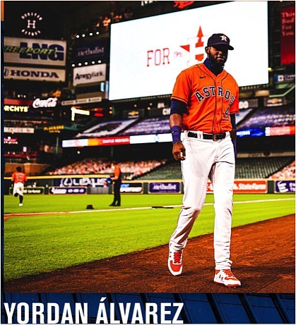 Yordan Alvarez /Photo by Houston Astros